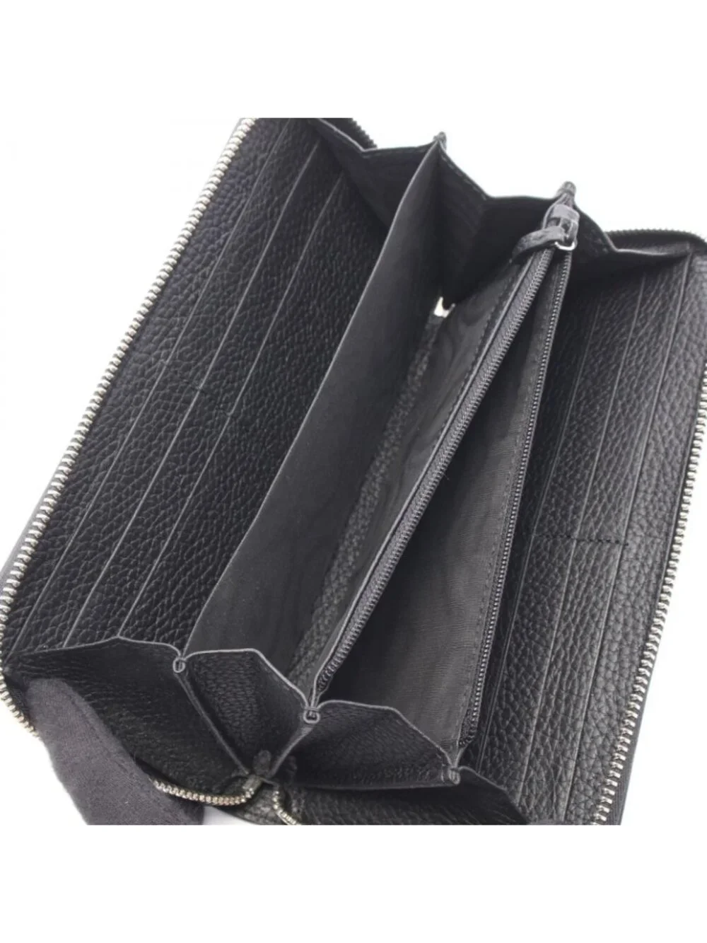 Gucci Round Wallet Jumbo GG Black Leather - Picture 3 of 7